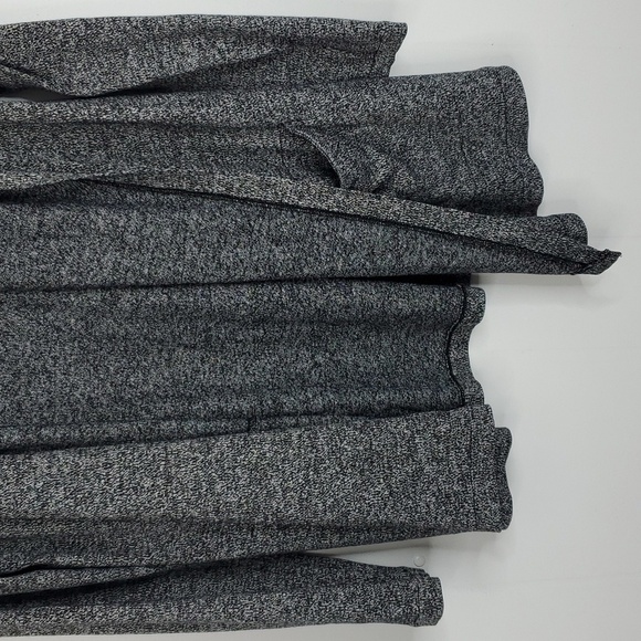 Athleta Pose Wrap Cardigan Heather Dark Gray Oversized Shawl Collar Womens XS - Picture 4 of 11